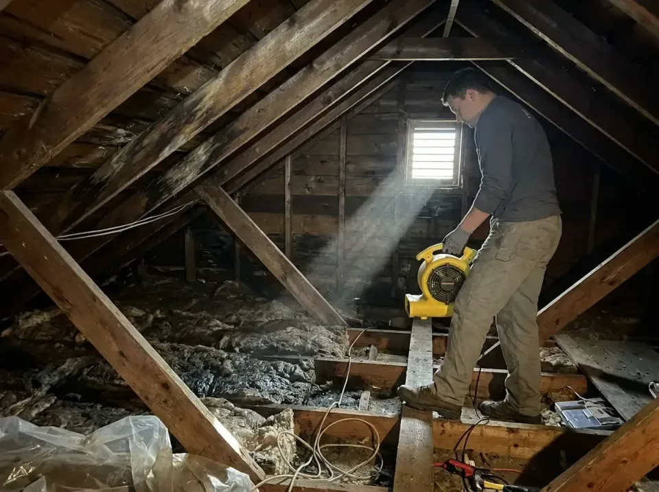 attic-water-damage-drying-proc-007 — frequently asked questions, Emergency Water Extraction & 24/7 Flood Response in Duncan,…